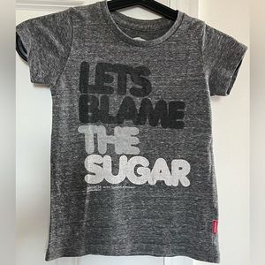 Prefresh “Let’s blame the sugar” tee | size 5